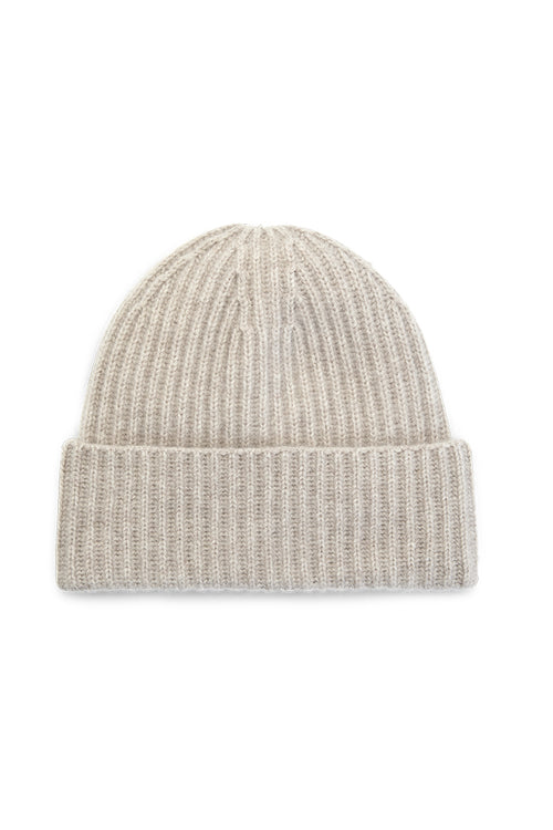 White And Warren Cashmere Luxe Ribbed Beanie