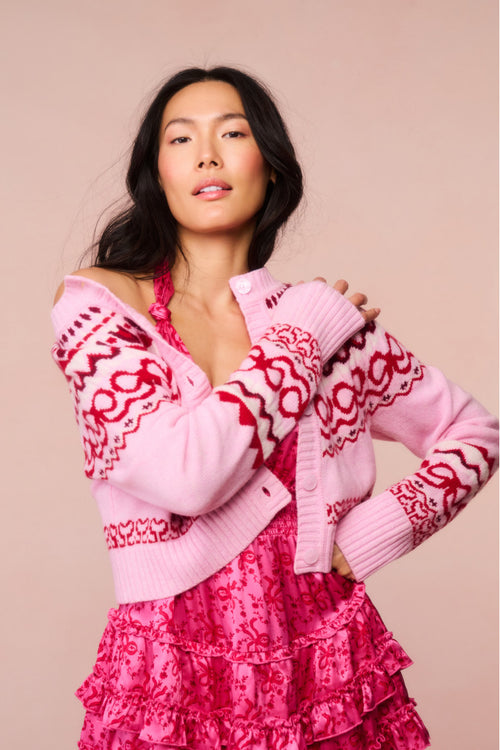 Shantae Cardigan - CHERRY JUBILEE