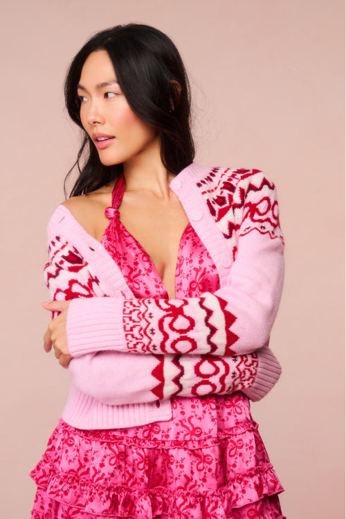 Shantae Cardigan - CHERRY JUBILEE