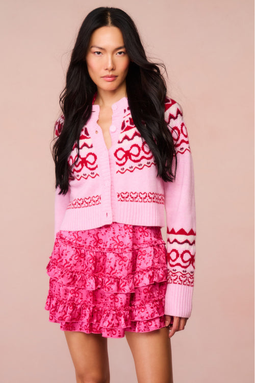 Shantae Cardigan - CHERRY JUBILEE