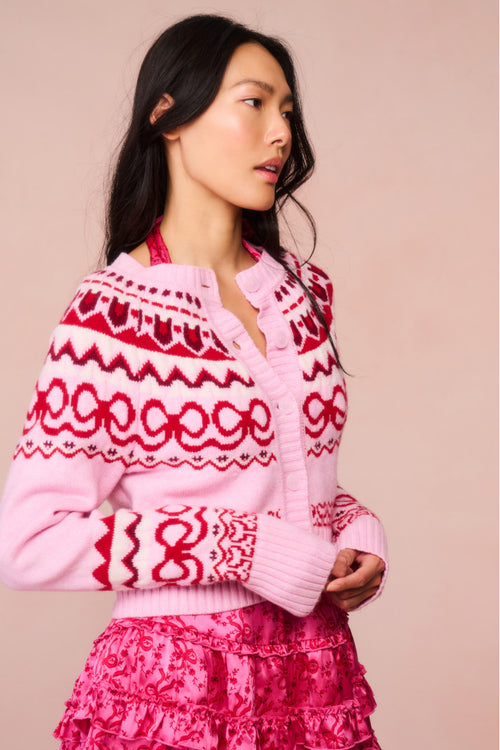 Shantae Cardigan - CHERRY JUBILEE
