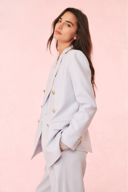 Reiser Wool-Blend Double-Breasted Blazer