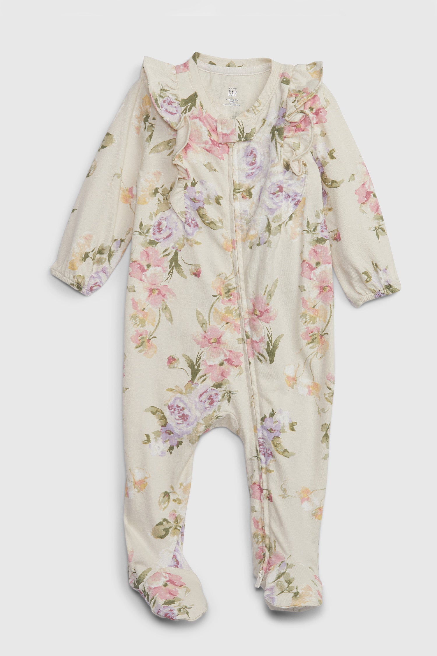 LoveShackFancy X Gap Baby Floral Footed One-Piece