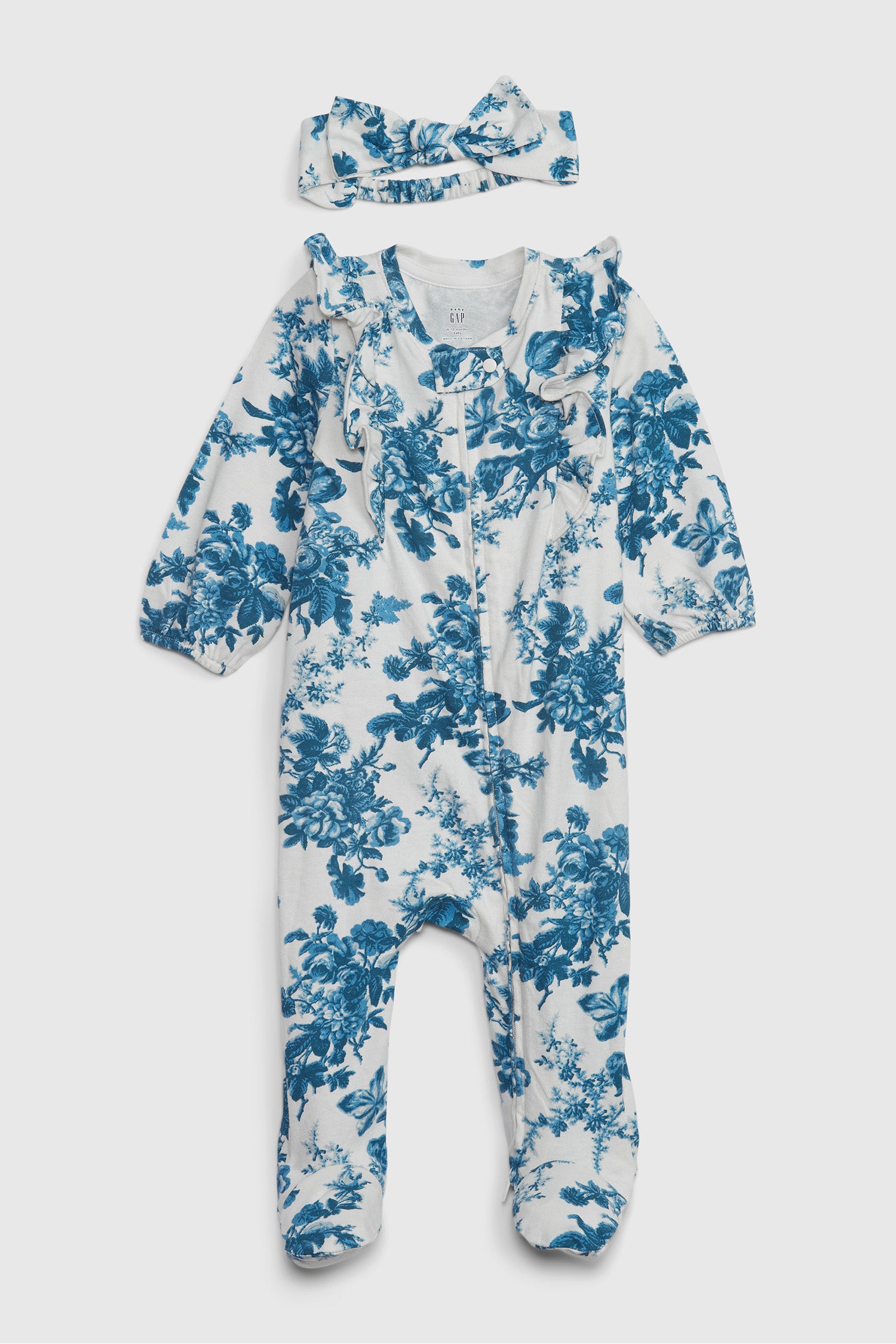 LoveShackFancy X Gap Baby Floral Footed One-Piece