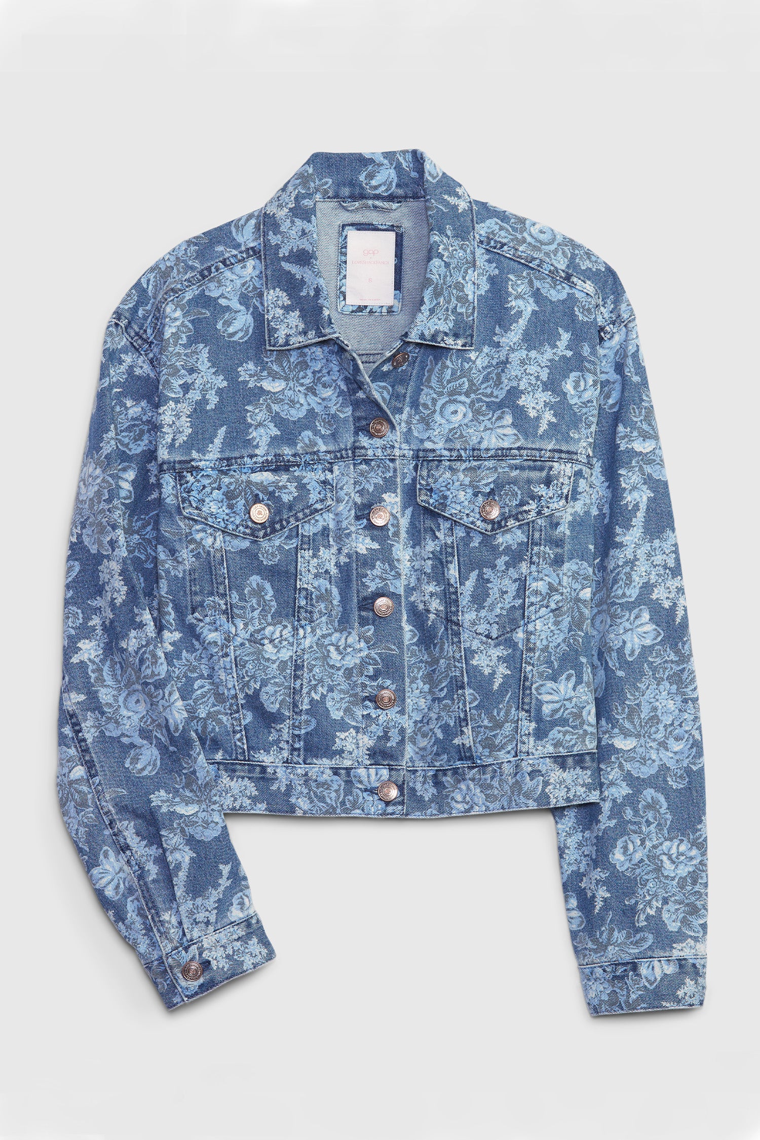 LoveShackFancy X Gap Floral Denim Jacket