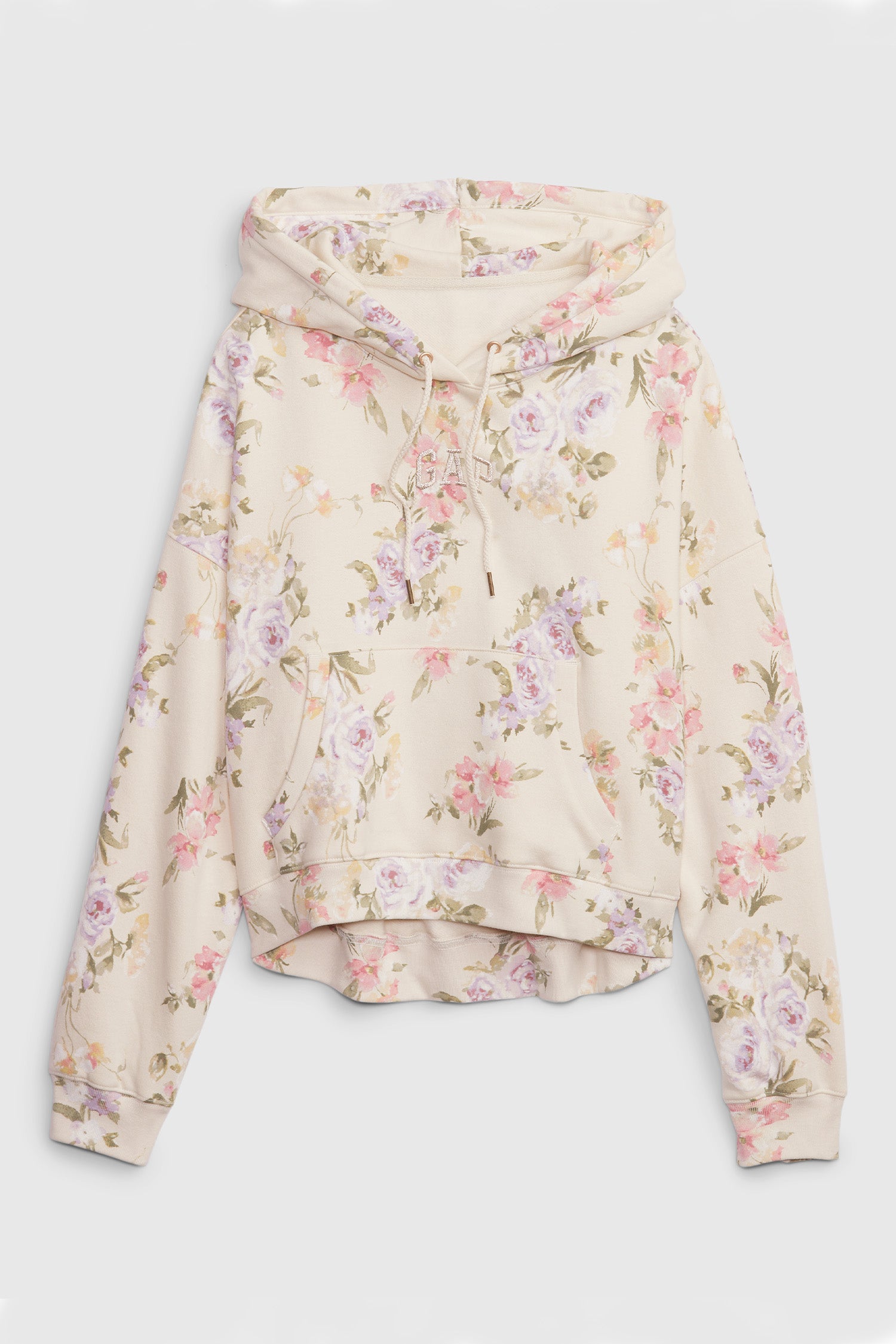 LoveShackFancy X Gap Floral Crop Hoodie