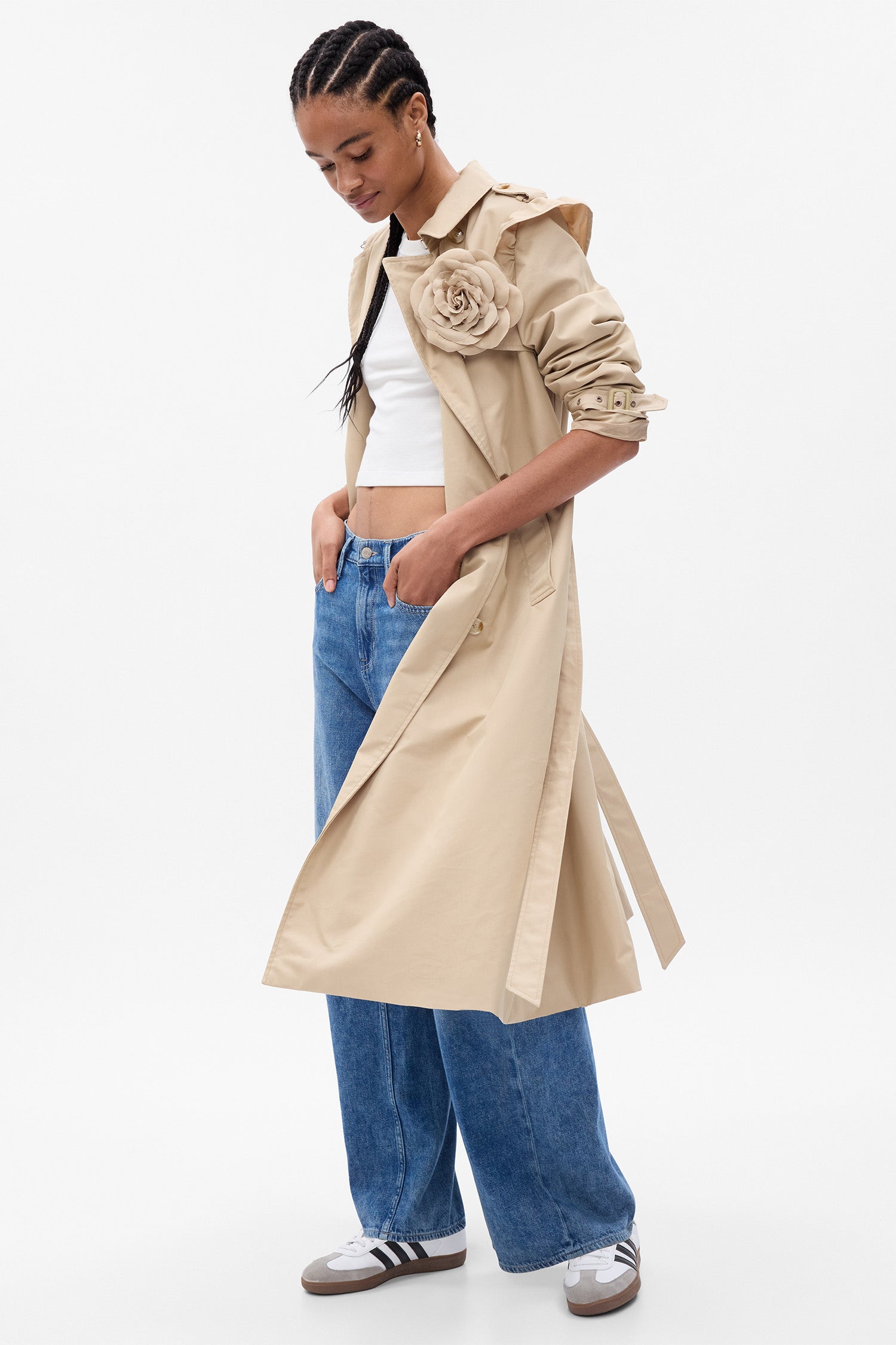 LoveShackFancy X Gap Trench Coat