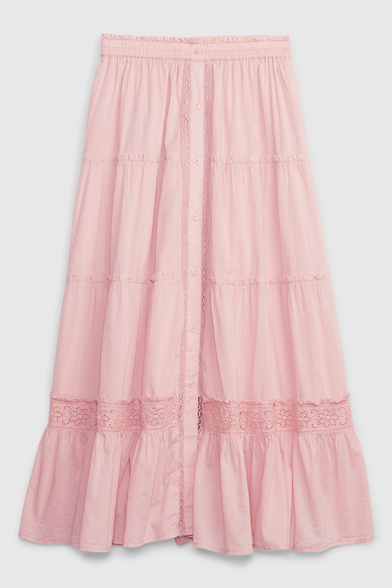 LoveShackFancy X Gap Tiered Maxi Skirt