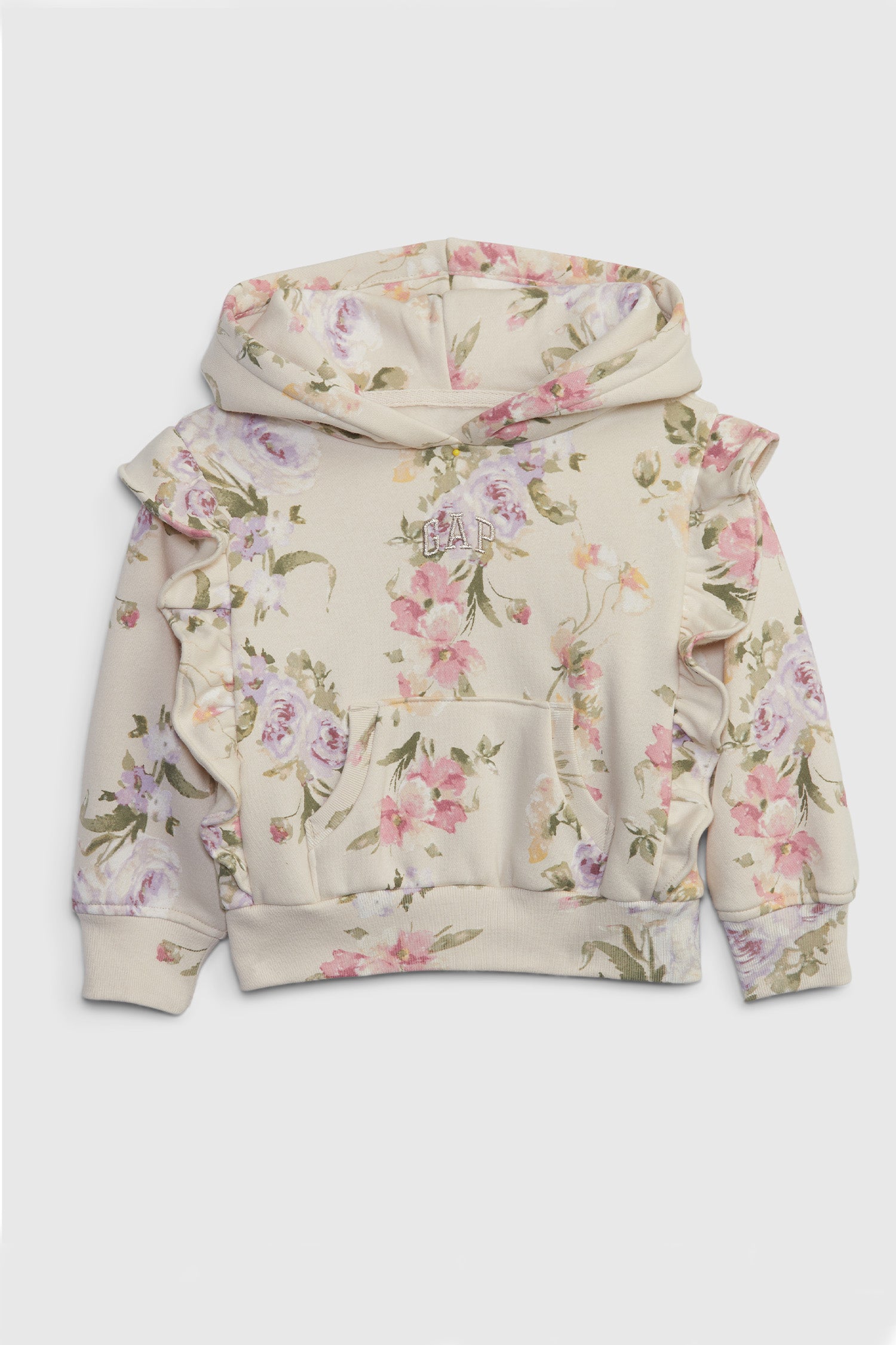 LoveShackFancy X Gap Toddler Floral Ruffle Hoodie