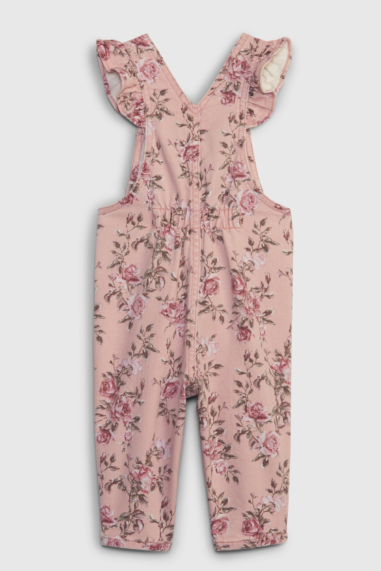 LoveShackFancy X Gap Baby Floral Denim Overalls