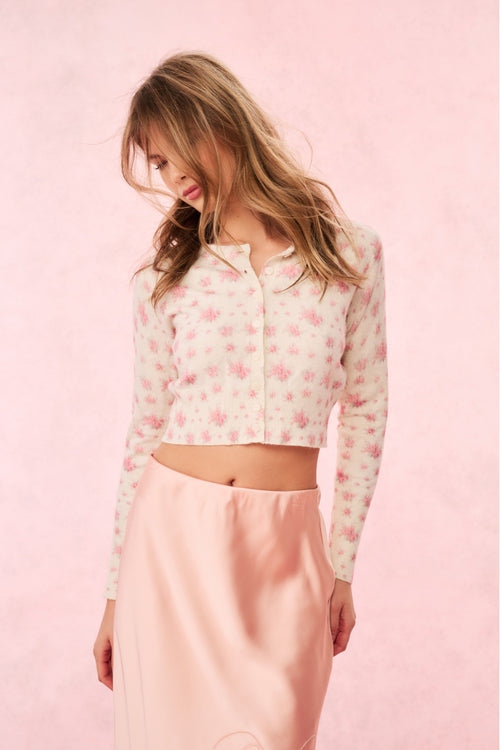 Adeanne Floral Cardigan