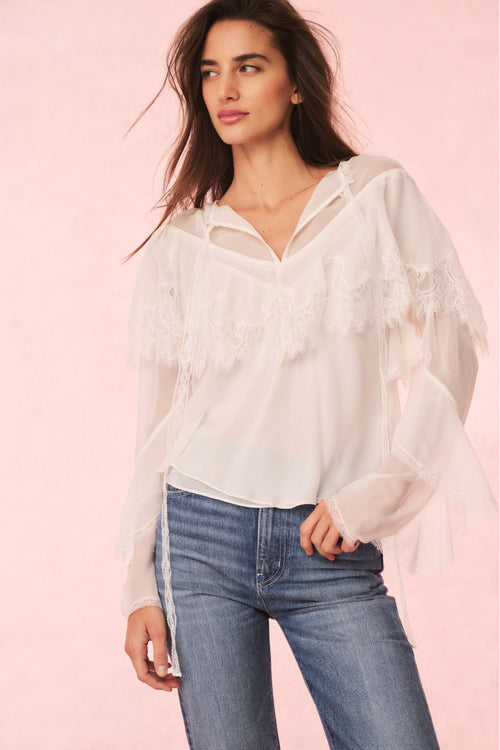 Afton Silk Blouse