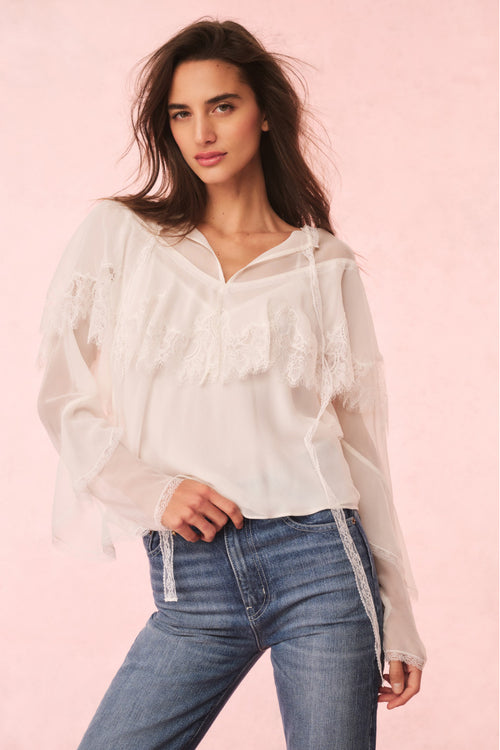 Afton Silk Blouse