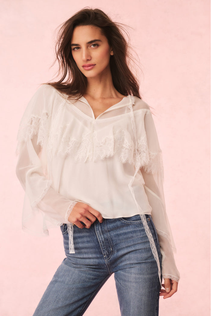 Afton Silk Blouse