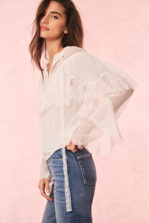 Afton Silk Blouse