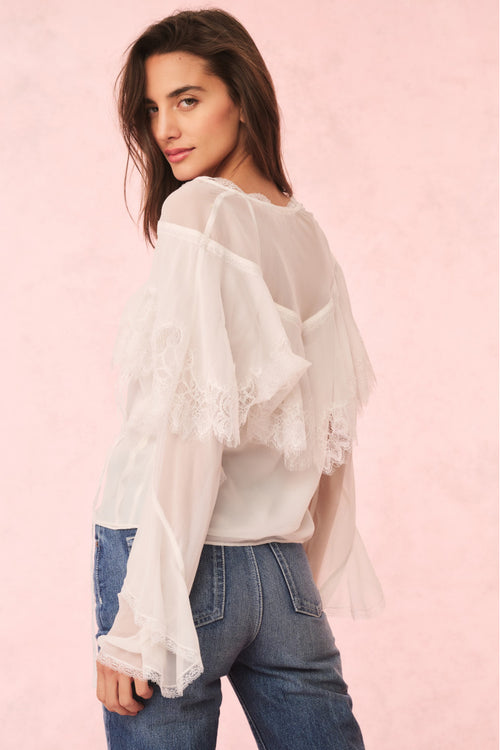 Afton Silk Blouse