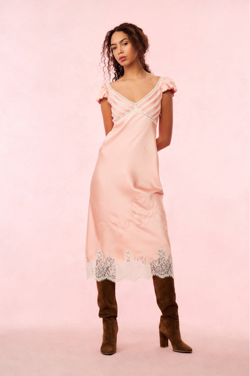 Brinkley Dress - VINTAGE NUDE