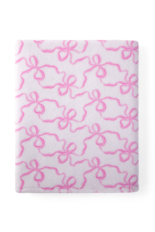 Cotton Bath Towel  - PINK BONNET