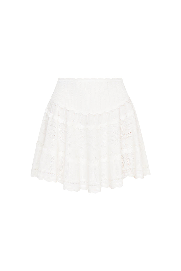 Colella Knitted Mini Skirt