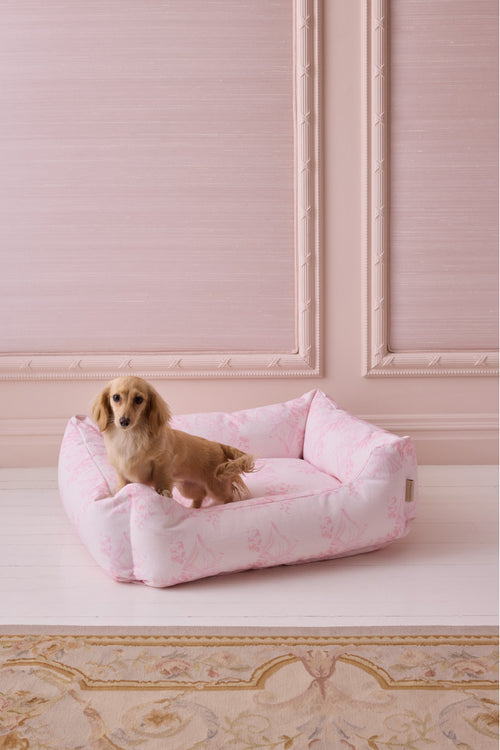 Dog Bed - PEACH FUZZ