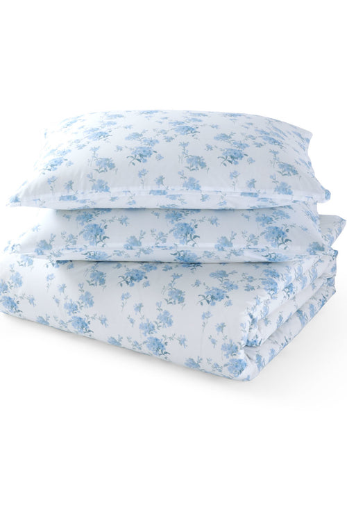 King Duvet Cover + Sham Floral Set