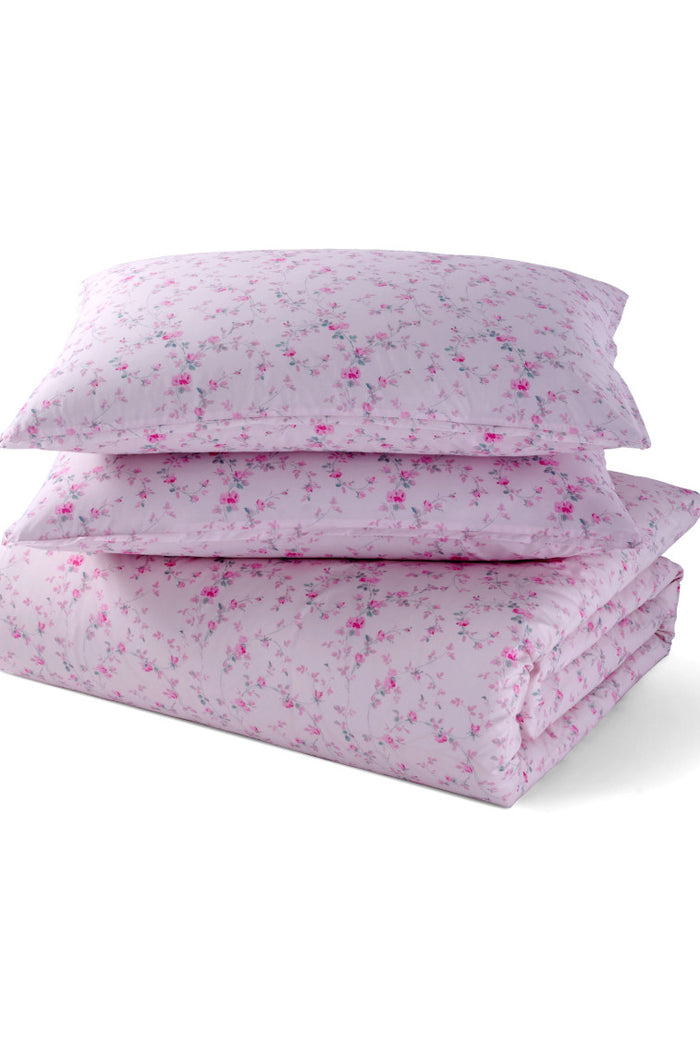King Duvet Cover + Sham Floral Set
