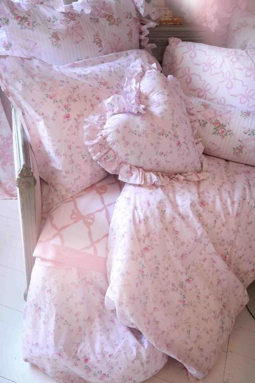 Floral Duvet Cover + Sham Set - PARISIAN PINK