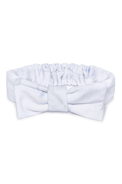 Bow Face Wash Beauty Headband - BLUE CLOUD