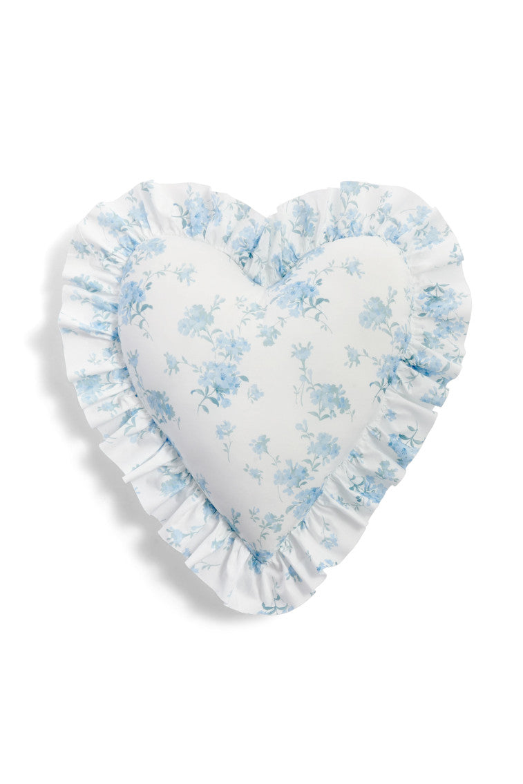 Heart Shape Ruffle Pillow