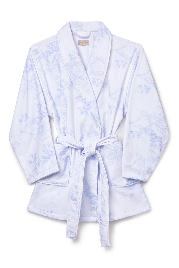 Indie Cotton Bath Robe - BLUE CLOUD