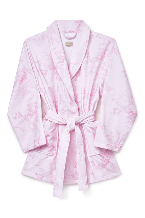 Indie Cotton Bath Robe - PEACH FUZZ