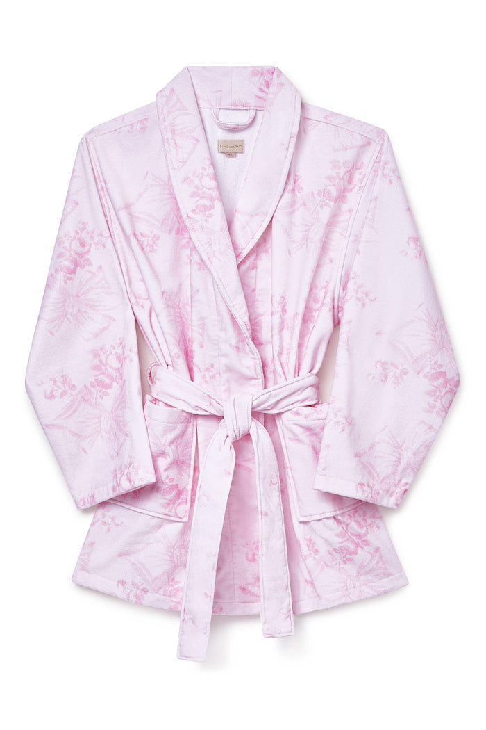 Indie Cotton Bath Robe - PEACH FUZZ