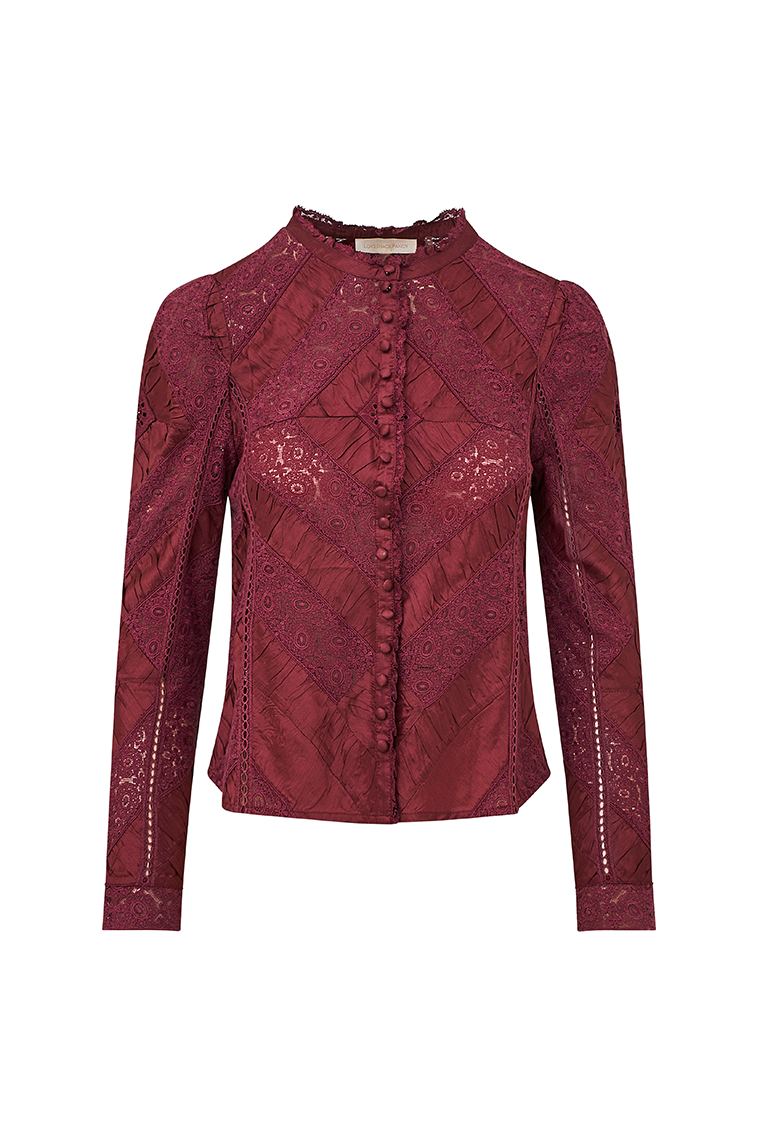 Isaline Top - OXBLOOD