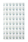 vintage-inspired repeating floral print in the color Toile De Fleurs Blue