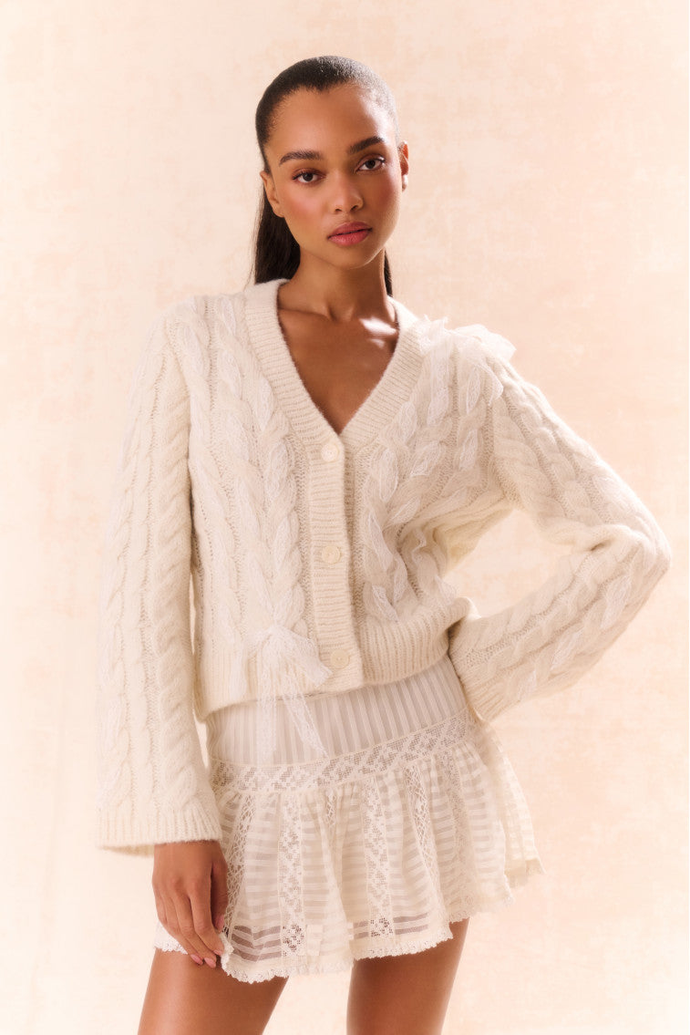 Louella Cardigan - SNOW