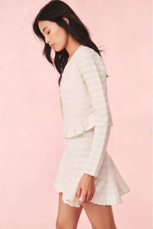 Maryanne Knit Mini Dress - IVORY