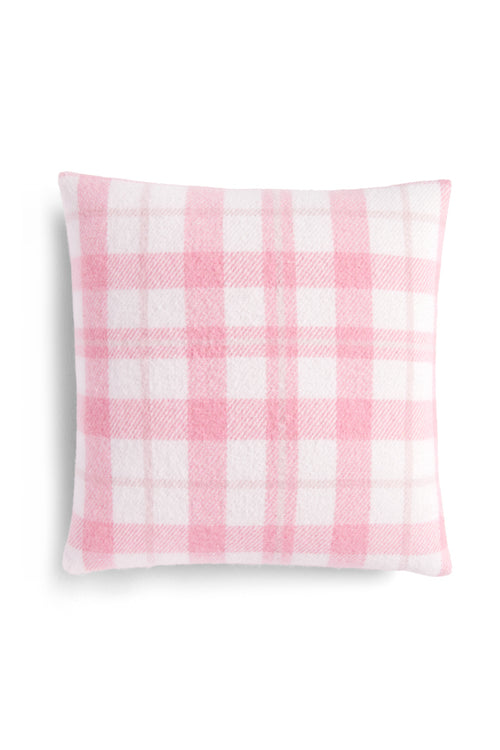 Melodina Pillow - PINK PLAID