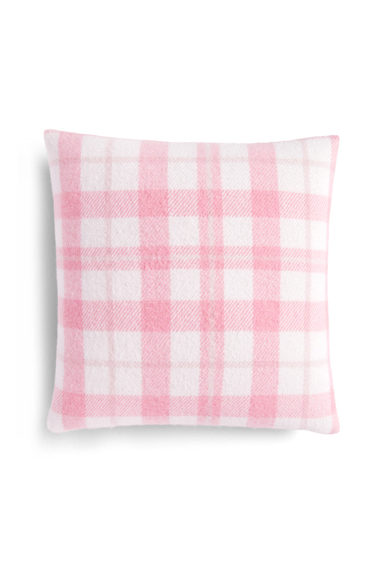 Melodina Pillow - PINK PLAID