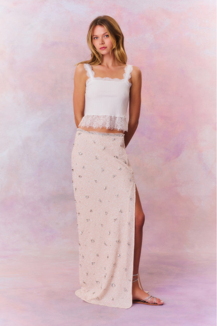 Midwood Embellished Maxi Skirt