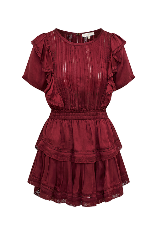 Natasha Dress - OXBLOOD