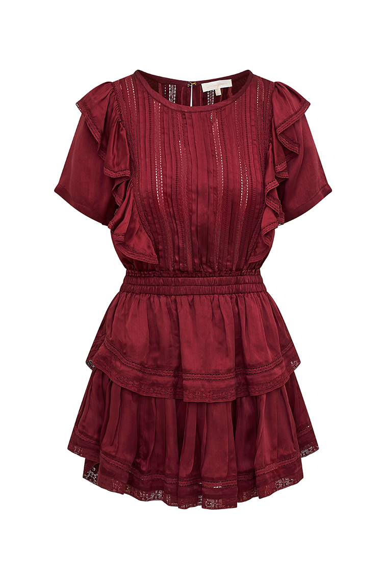 Natasha Dress - OXBLOOD