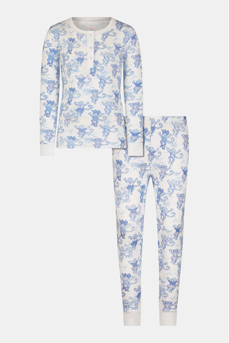 Pastiche De Monkey Kids Pajama