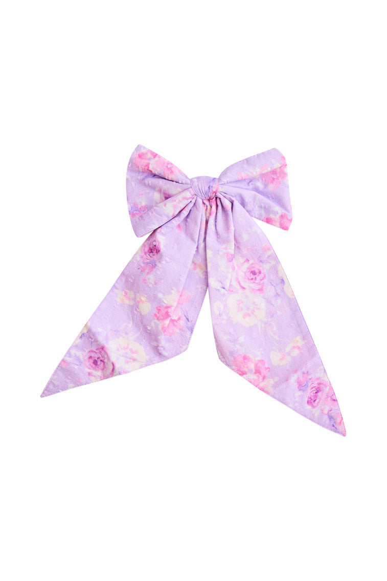 Patchouli Fragrance Print Bow Clip