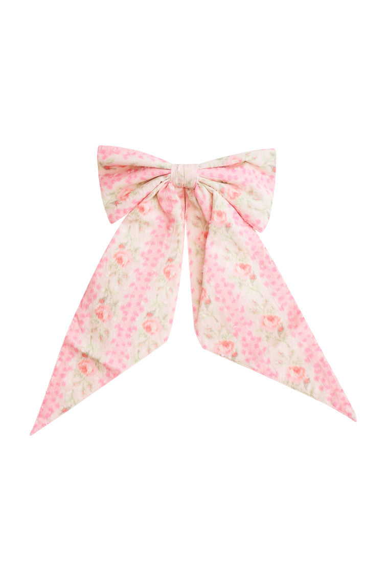 Patchouli Fragrance Print Bow Clip