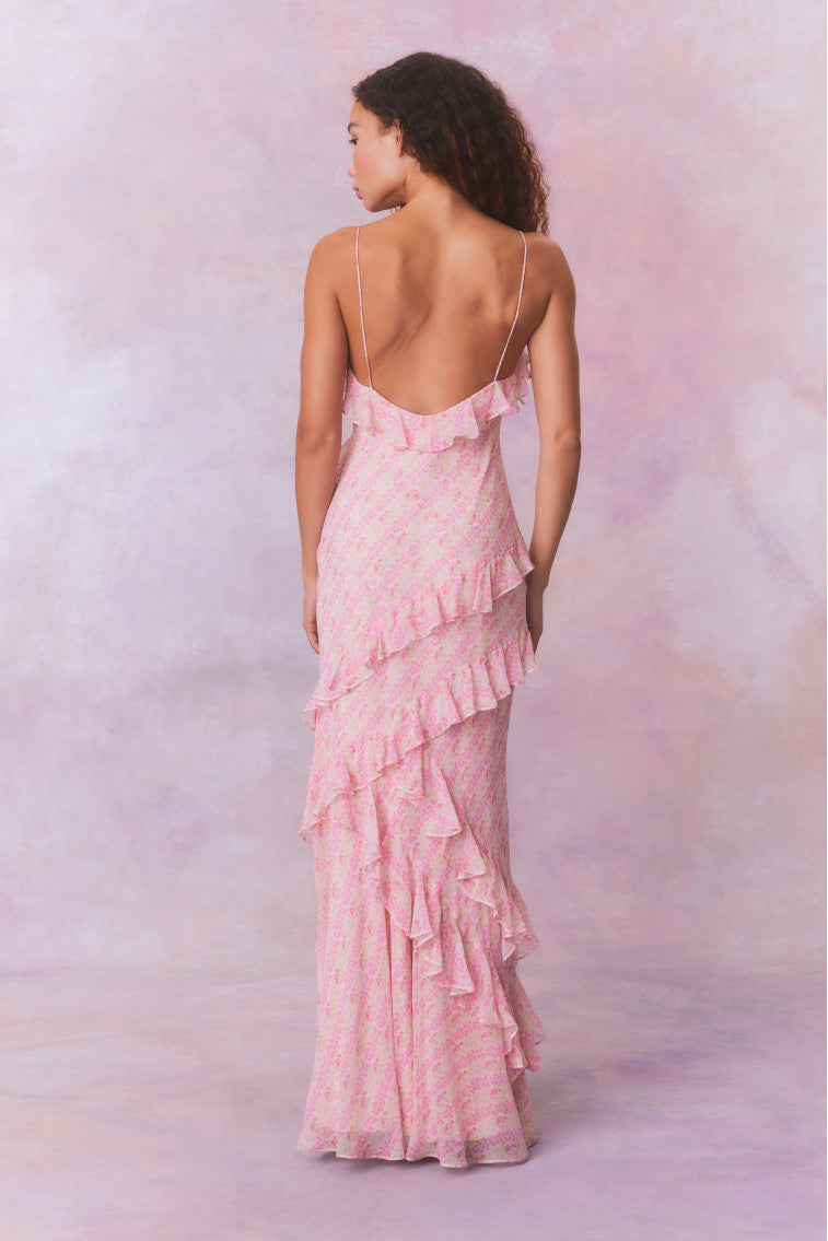 Rialto Fragrance Print Maxi Dress