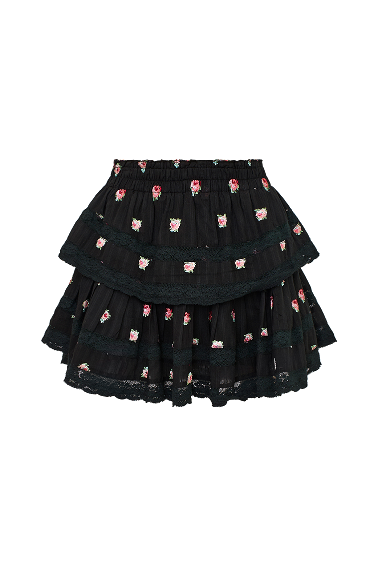 Ruffle Mini Skirt