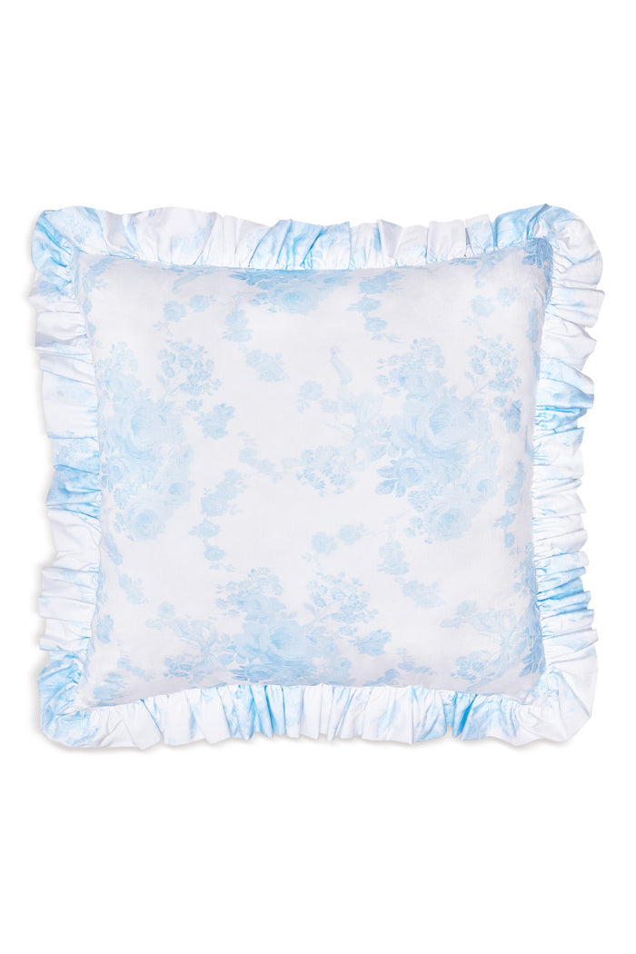 Ruffle Euro Pillow - POWDERED FEATHER