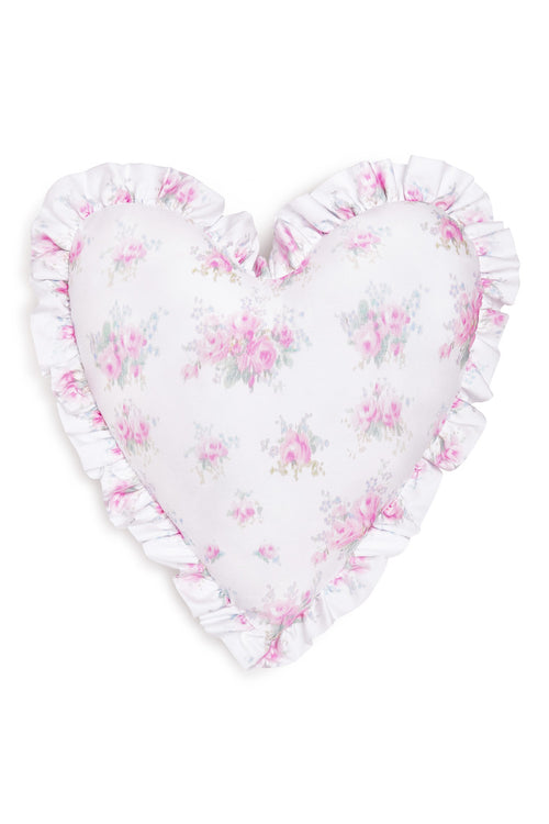 Ruffle Heart Pillow - BREEZY
