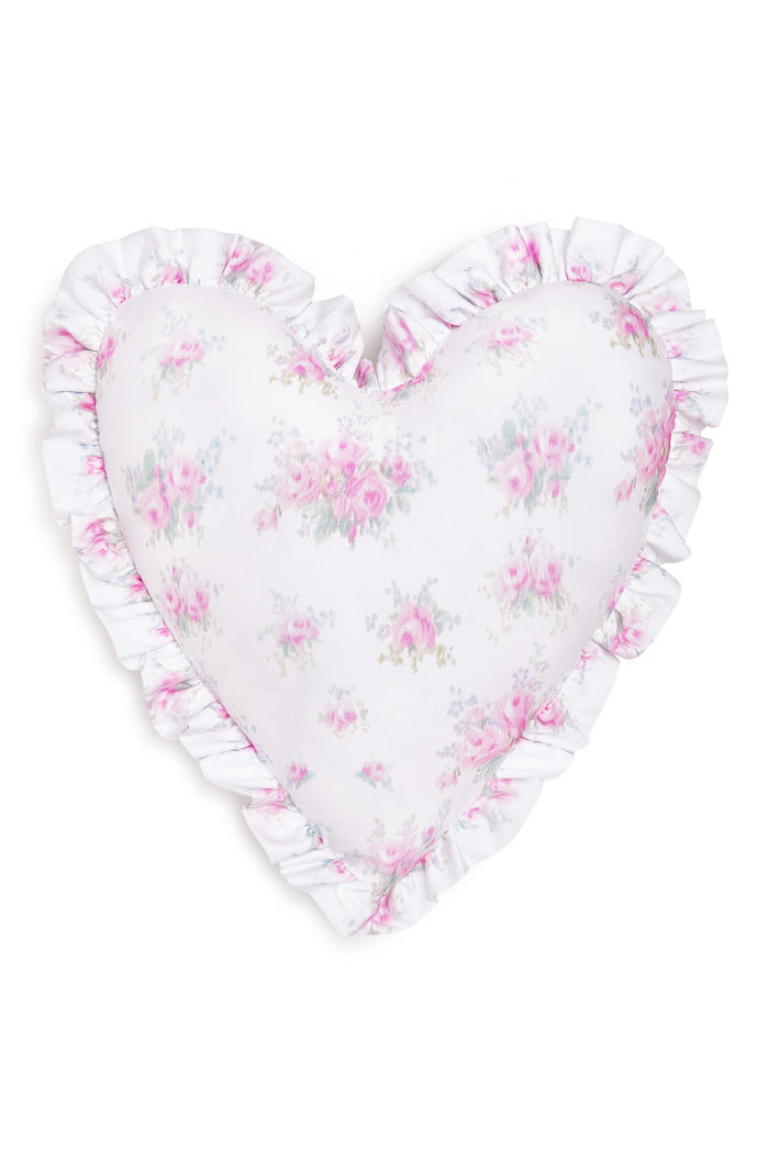 Ruffle Heart Pillow - BREEZY