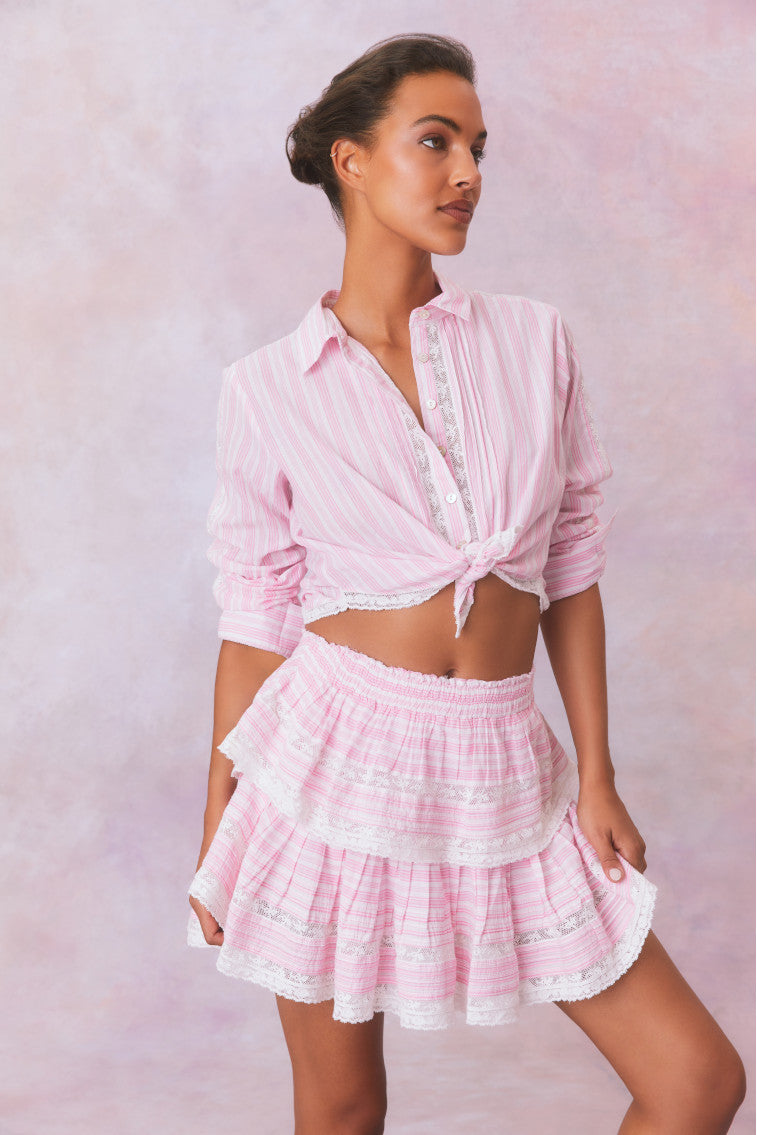 Ruffle Mini Skirt